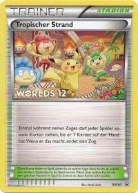 pokemon black white promos tropical beach bw50 german worlds 12 promo tropischer strand