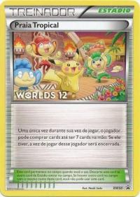 pokemon black white promos tropical beach bw50 portuguese worlds 12 promo praia tropical