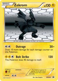 pokemon black white promos zekrom bw005