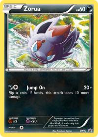 pokemon black white promos zorua bw12