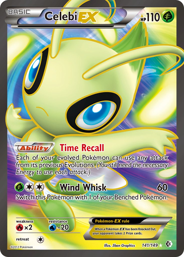 Celebi EX Full Art 141-149