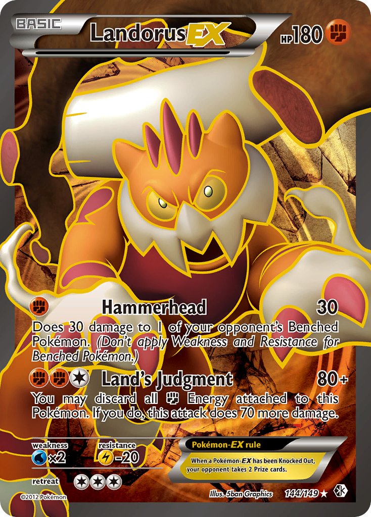 Landorus EX Full Art 144-149