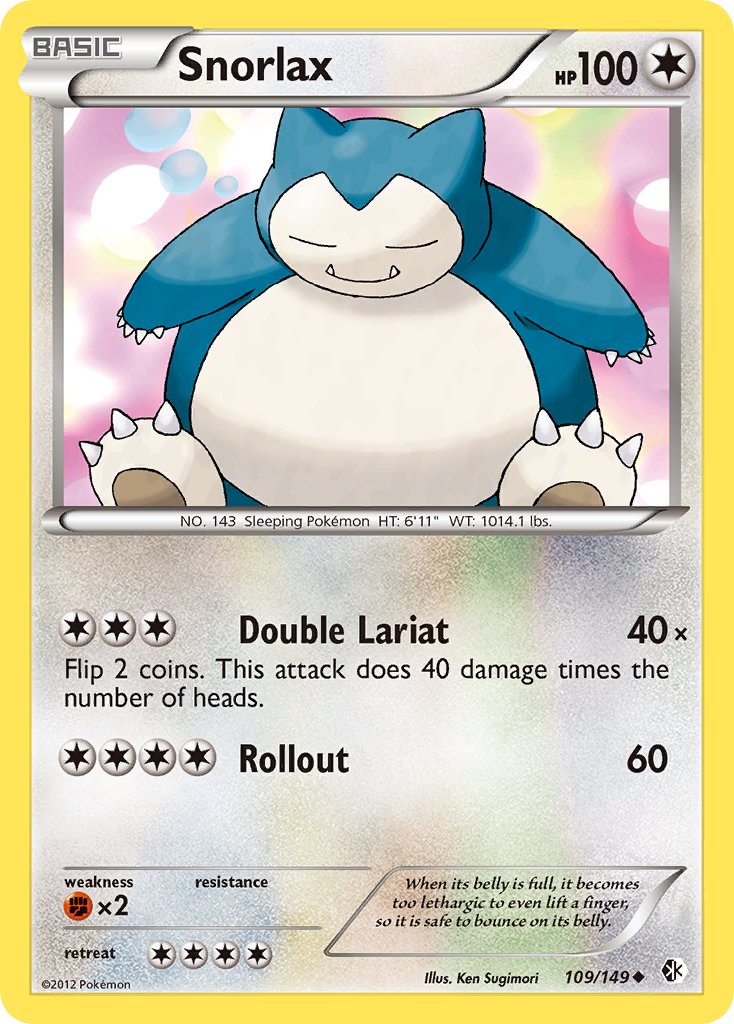 Snorlax 109-149