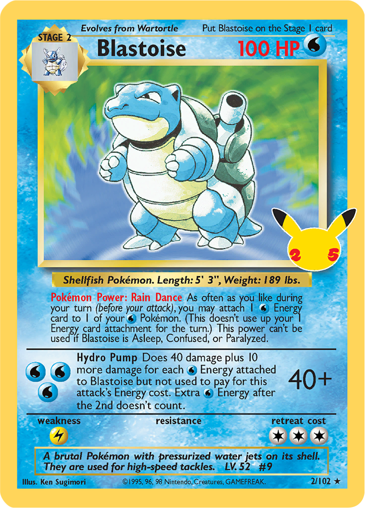 Blastoise 2-102 (Celebrations)