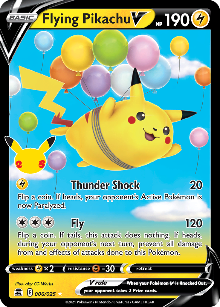 Flying Pikachu V - 006-025