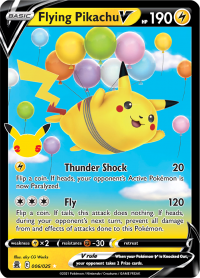 pokemon celebrations flying pikachu v 006 025