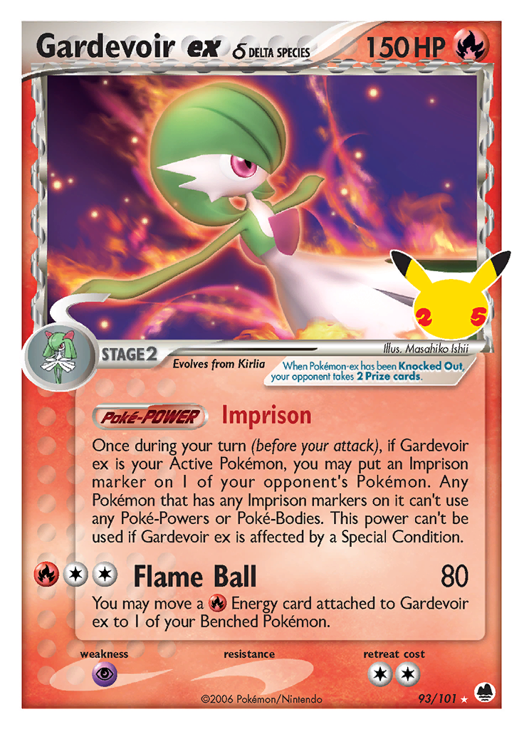 Gardevoir EX - 93-101 (Celebrations)