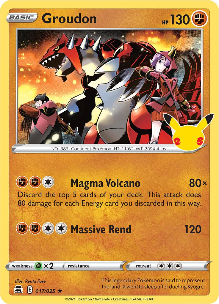 Groudon - 017-025