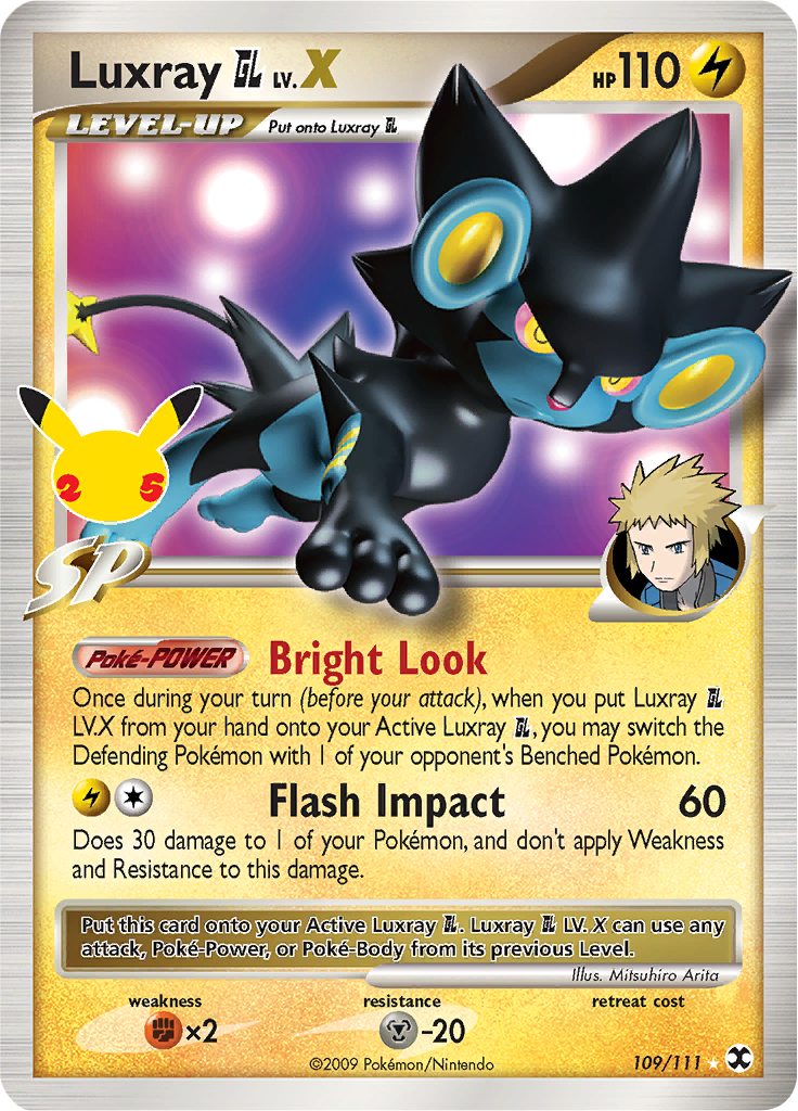 Luxray GL LV.X - 109-111 (Celebrations)