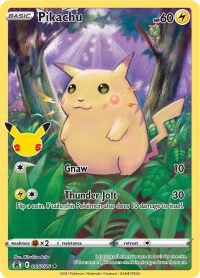 pokemon celebrations pikachu 005 025 full art