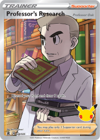 pokemon celebrations professor s research 024 025 full art