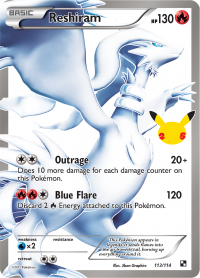 pokemon celebrations classic collection reshiram 113 114 celebrations