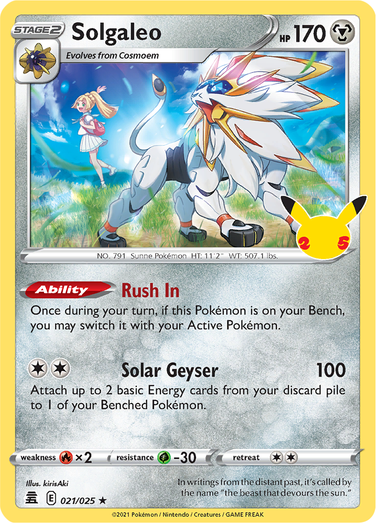 Solgaleo - 021-025