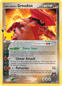 pokemon celebrations classic collection team magma s groudon 9 95 celebrations