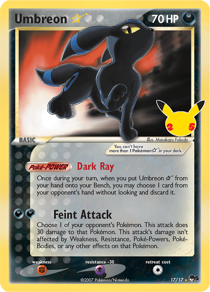 Umbreon Gold Star - 17-17 (Celebrations)