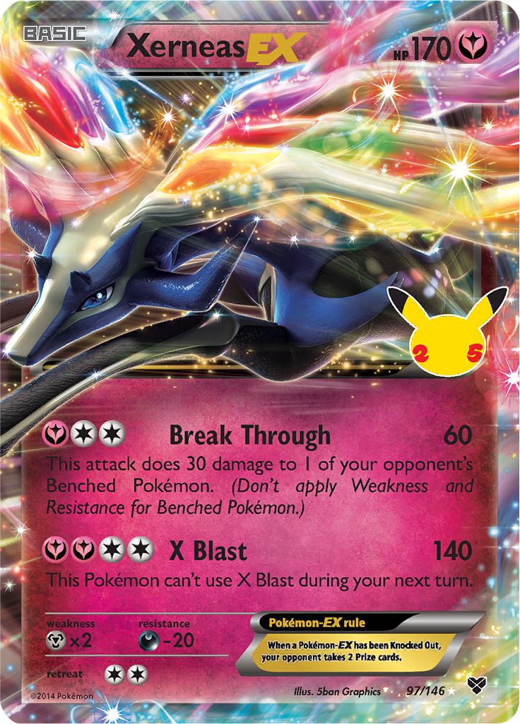 Xerneas EX - 97-146 (Celebrations)