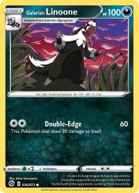 pokemon champion s path galarian linoone 036 073 rh