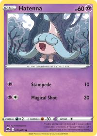 pokemon champion s path hatenna 018 073 rh