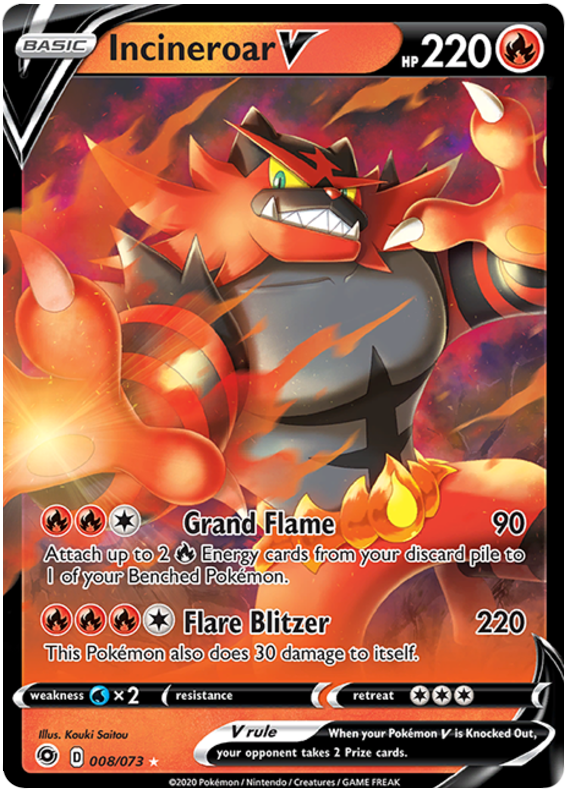 Incineroar V 008-073