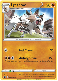 pokemon champion s path lycanroc 030 073