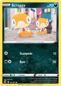 pokemon champion s path scraggy 041 073 rh