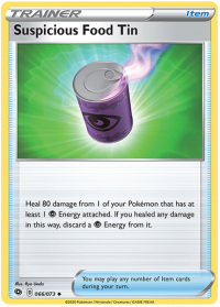 pokemon champion s path suspicious food tin 066 073