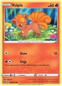 pokemon champion s path vulpix 006 073