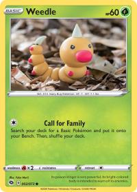 pokemon champion s path weedle 002 073 rh