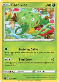 pokemon crown zenith carnivine 012 159 rh