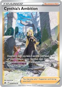 pokemon crown zenith cynthia s ambition gg60 gg70