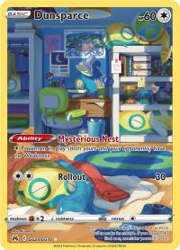 pokemon crown zenith dunsparce gg23 gg70