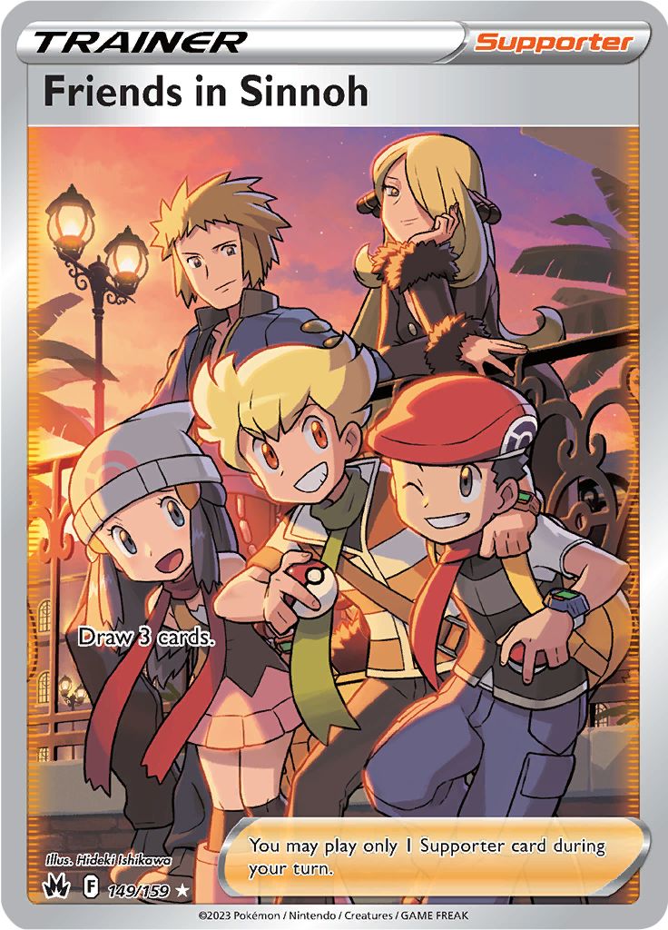 Friends in Sinnoh - 149-159 FULL ART