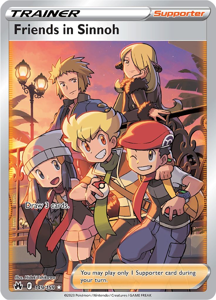 Friends in Sinnoh  - 149-159 FULL ART