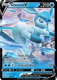 pokemon crown zenith glaceon v 038 159