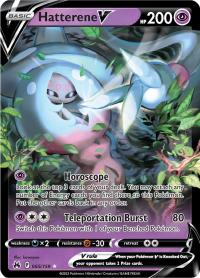 pokemon crown zenith hatterene v 065 159