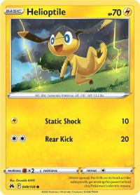 pokemon crown zenith helioptile 049 159