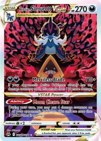 pokemon crown zenith hisuian samurott vstar gg52 gg70