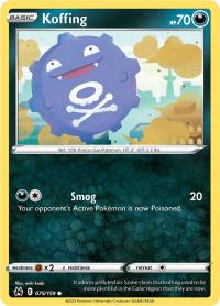 pokemon crown zenith koffing 075 159 rh