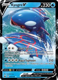 pokemon crown zenith kyogre v 037 159