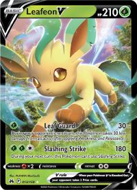 pokemon crown zenith leafeon v 013 159