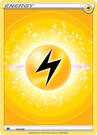 pokemon crown zenith lightning energy 155 159 foil
