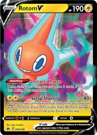 pokemon crown zenith rotom v 045 159