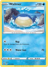 pokemon crown zenith wailmer 031 159