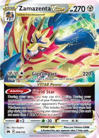 pokemon crown zenith zamazenta vstar 099 159