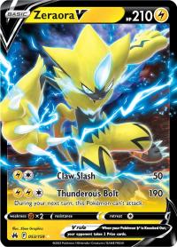 pokemon crown zenith zeraora v 053 159