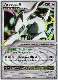 pokemon d p black star promos arceus lv x dp56