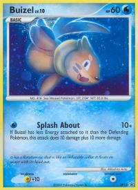 pokemon d p black star promos buizel dp13