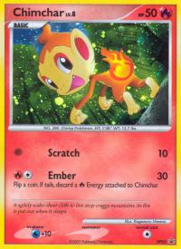 pokemon d p black star promos chimchar dp02