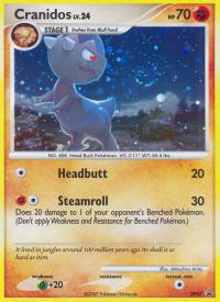 pokemon d p black star promos cranidos dp07