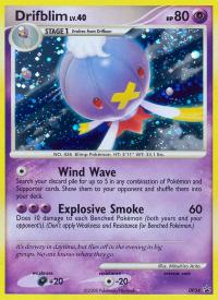 pokemon d p black star promos drifblim dp34